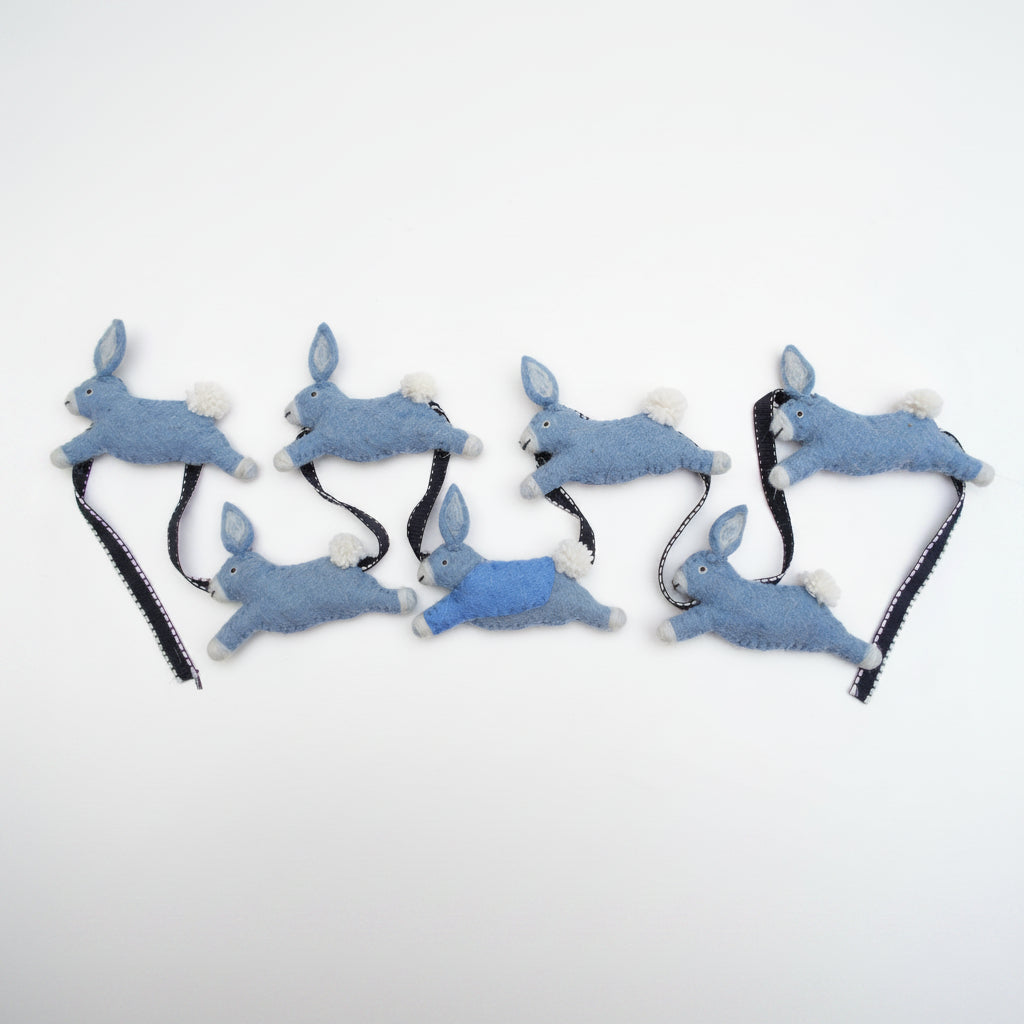 Blue Bunny Garland
