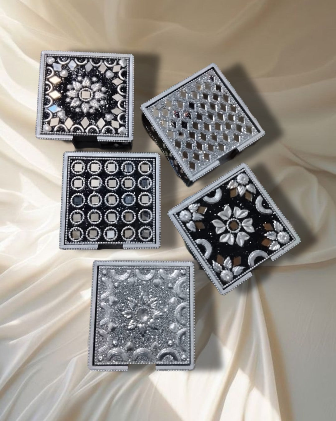 Midnight Reflections Coaster Set